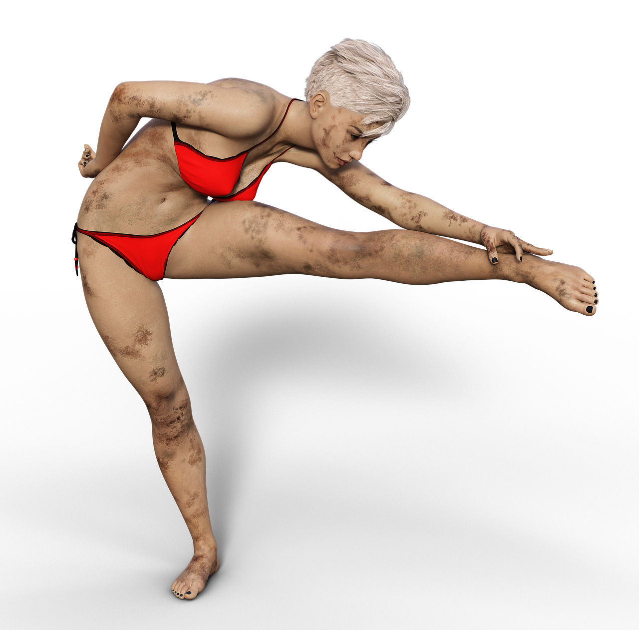 woman gymnastics stretch free photo
