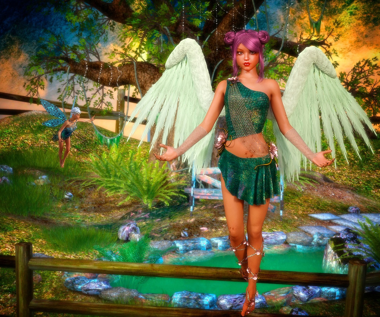 woman adult fairy free photo