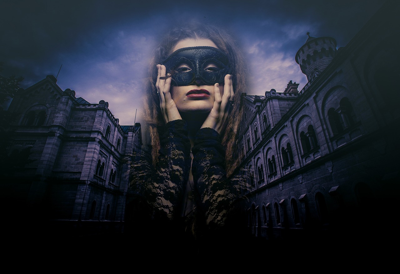 woman  gothic  castle free photo