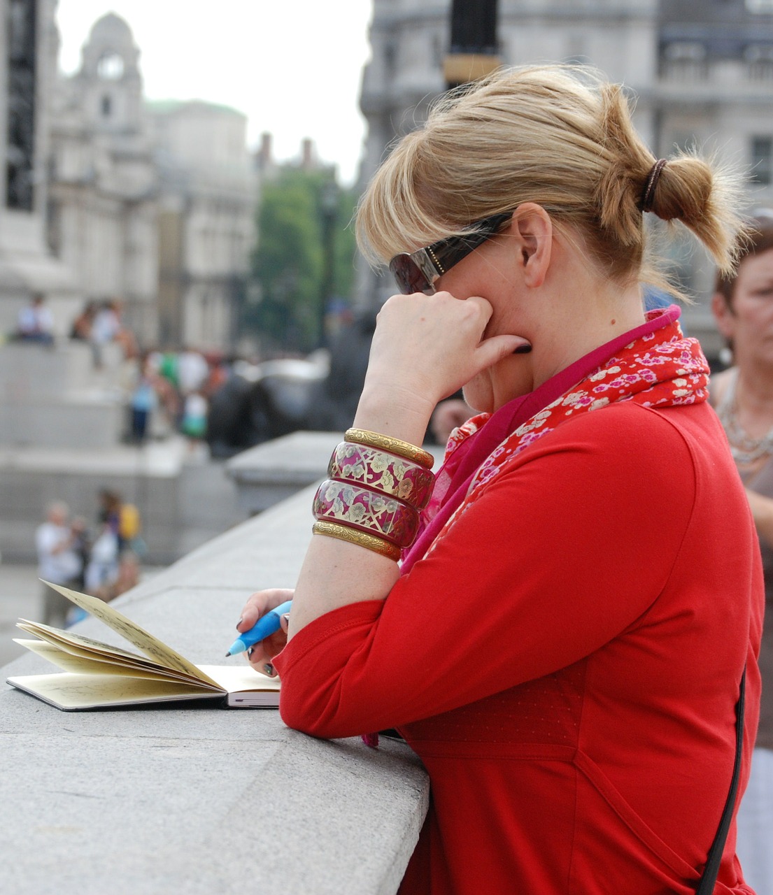 woman person thinking free photo