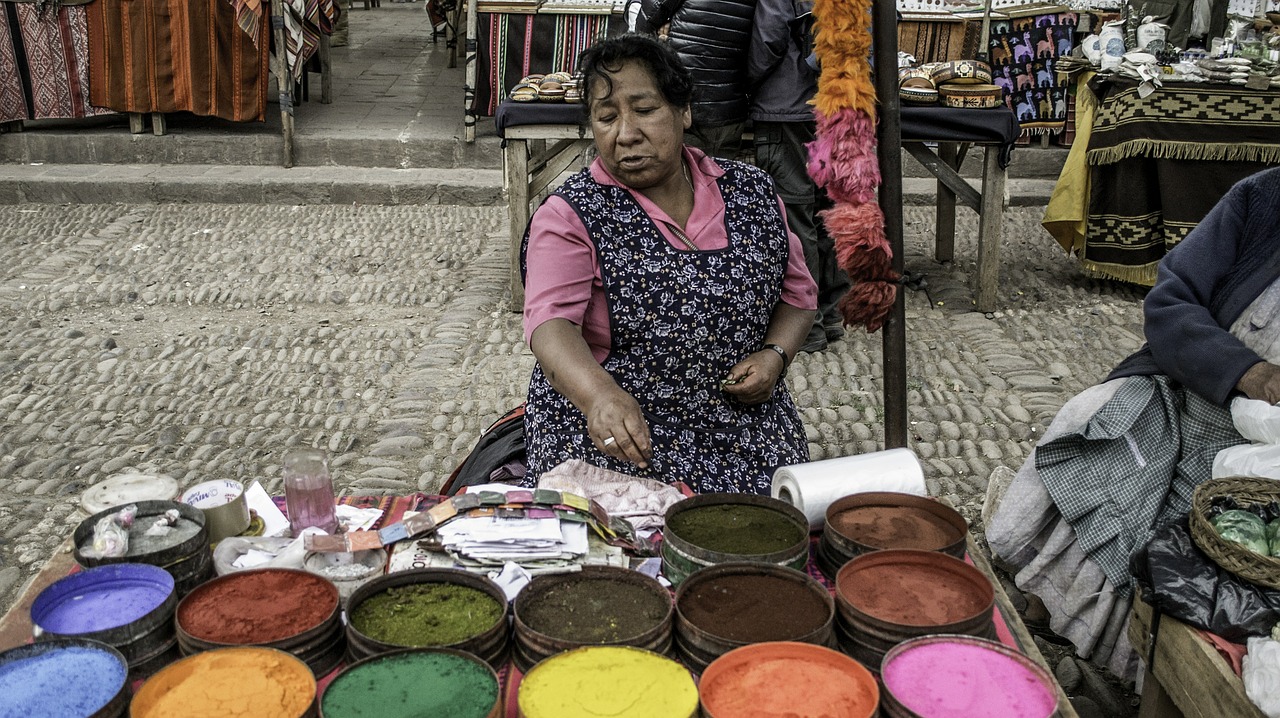 woman seller vendor free photo