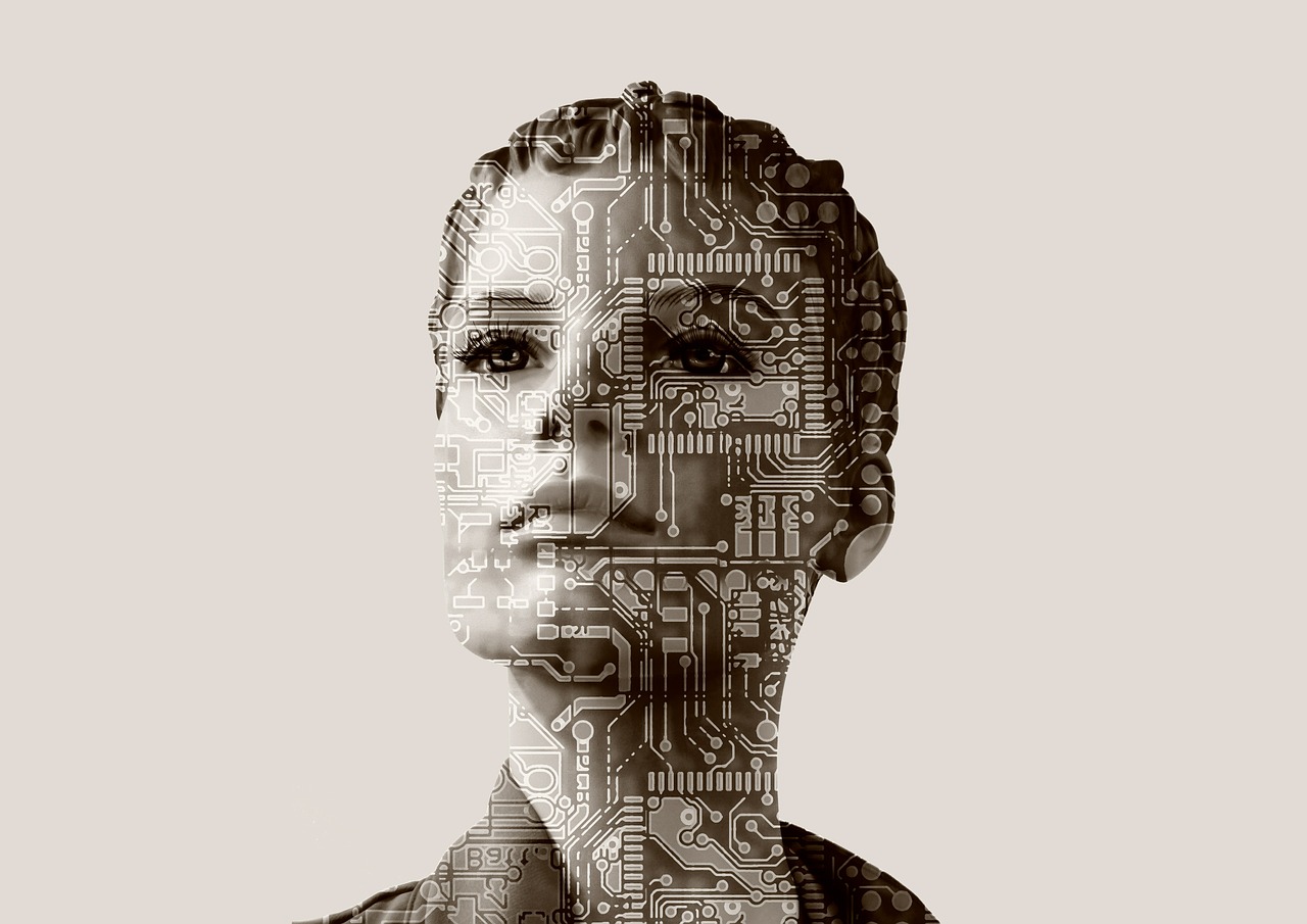 woman artificial intelligence computer science free photo