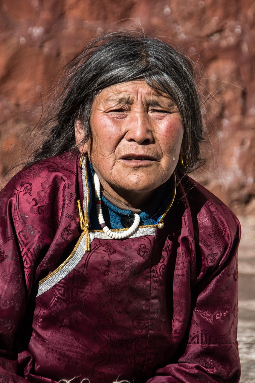 woman tibet indigenous free photo