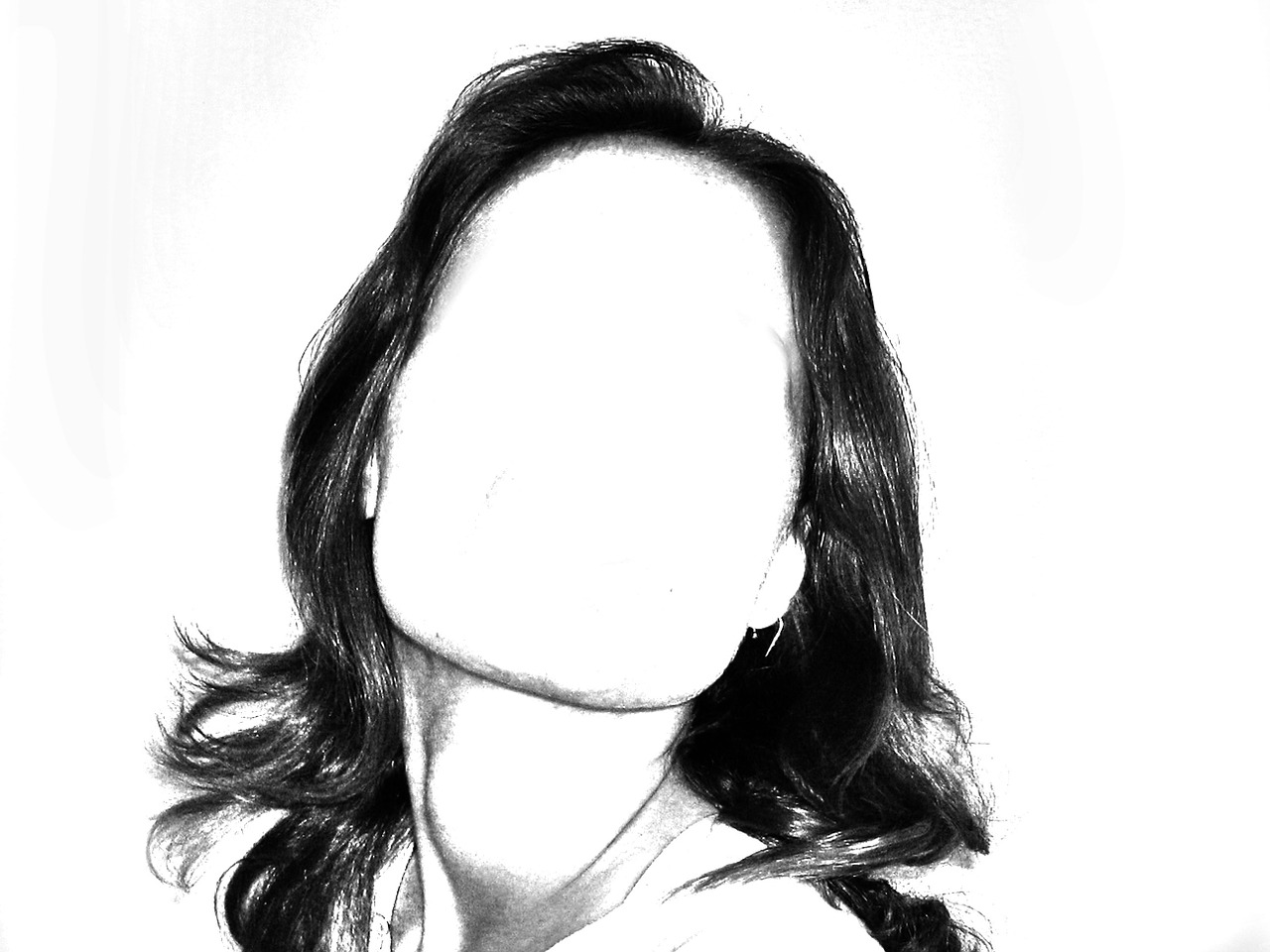 woman face contour free photo