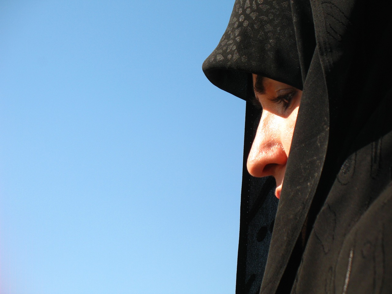 woman pray religion free photo