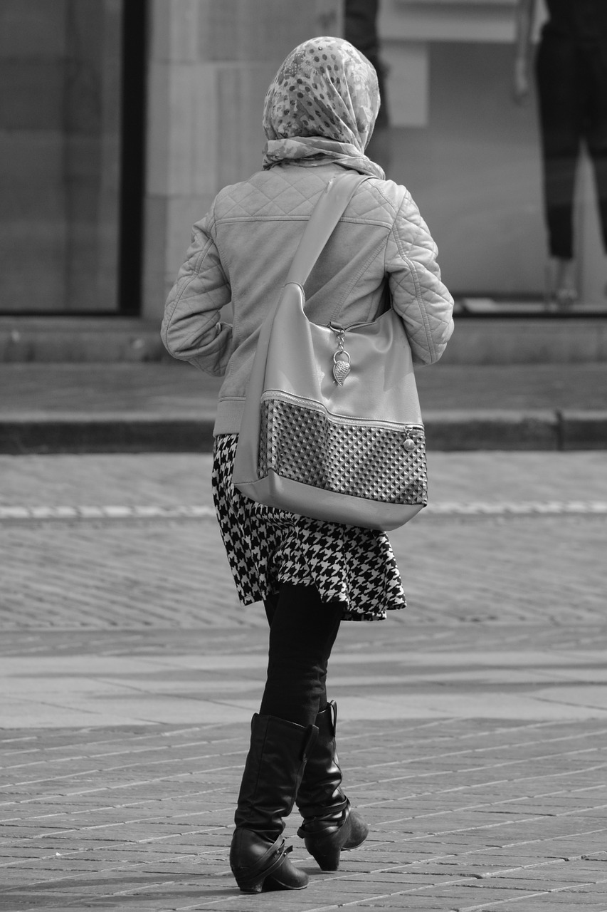 woman kerchief people free photo