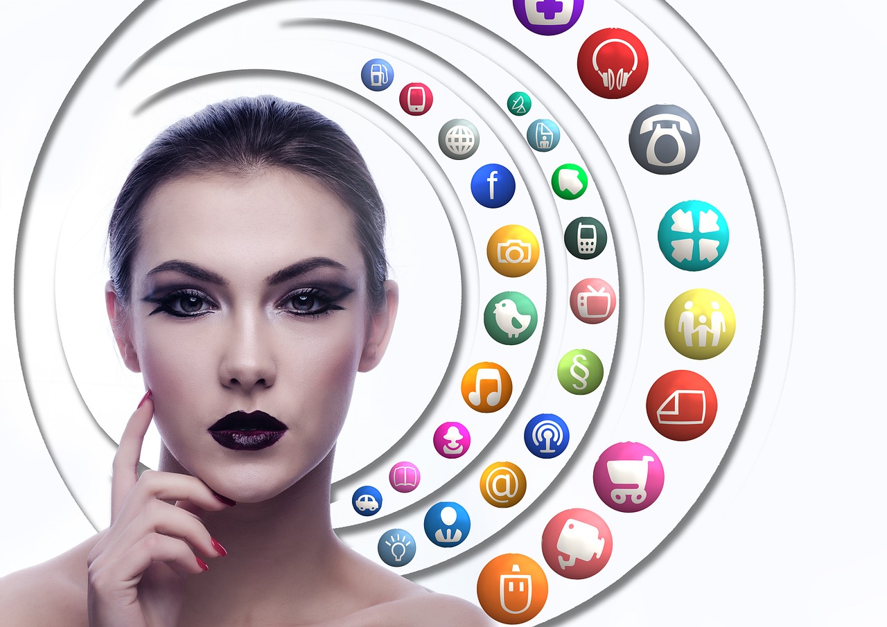 woman face icon free photo