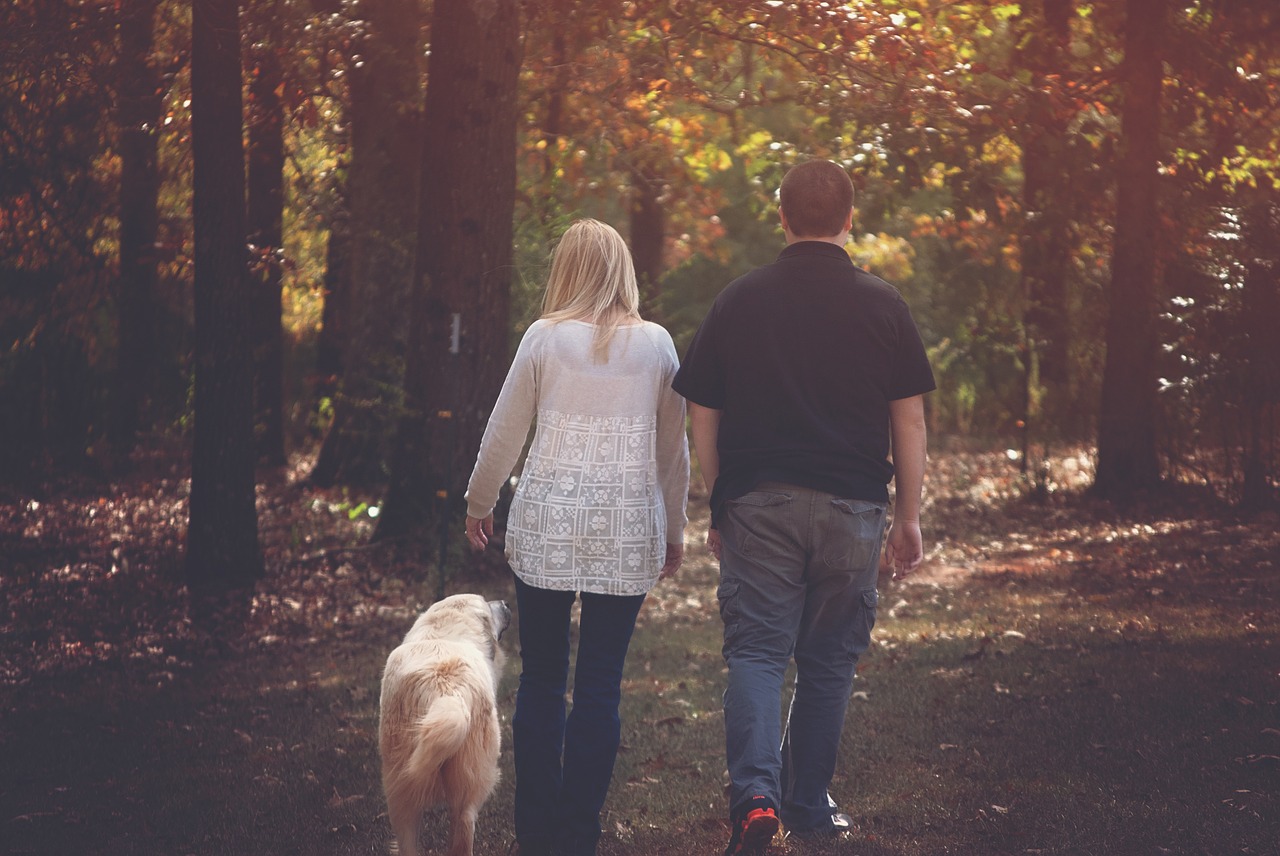 woman boy walking free photo