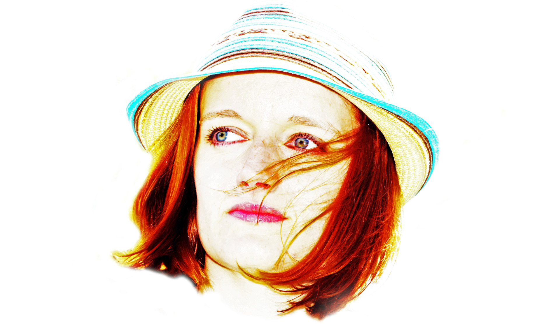 woman hat portrait free photo