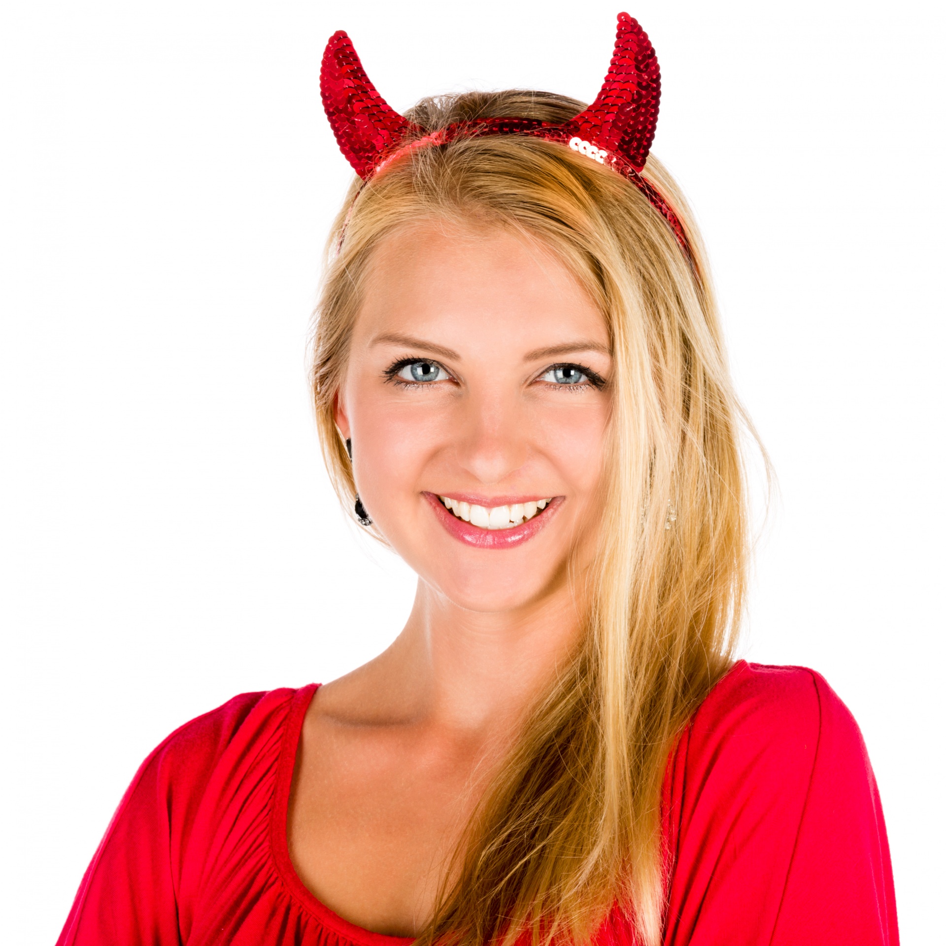 blond devil dress free photo