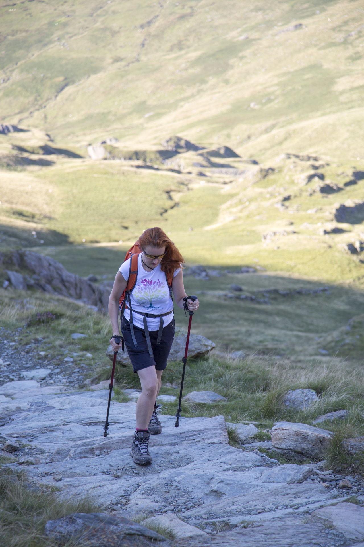 mountain top woman free photo