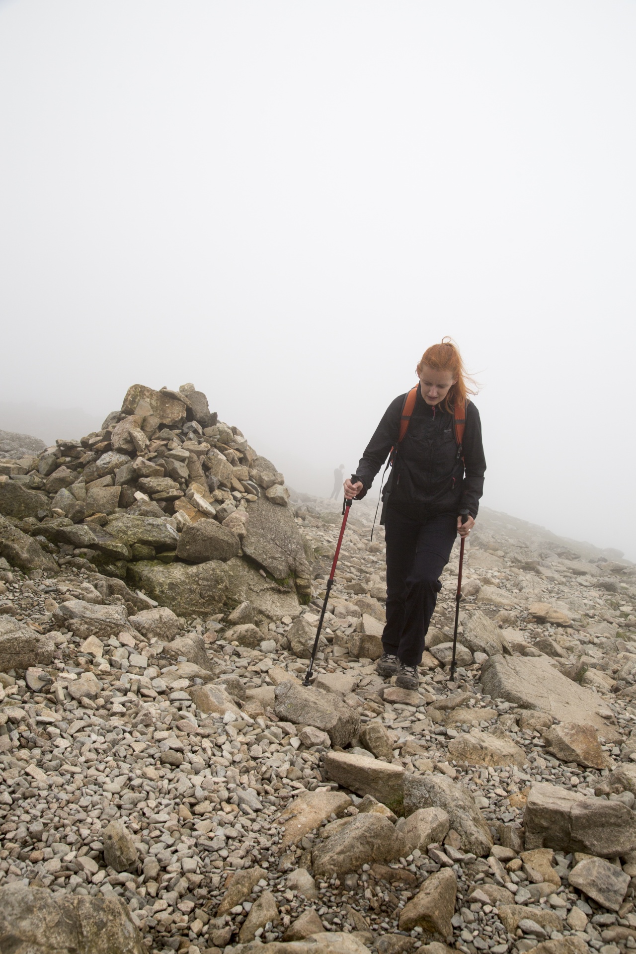 mountain top woman free photo