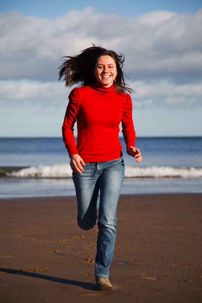 beach female fit free photo