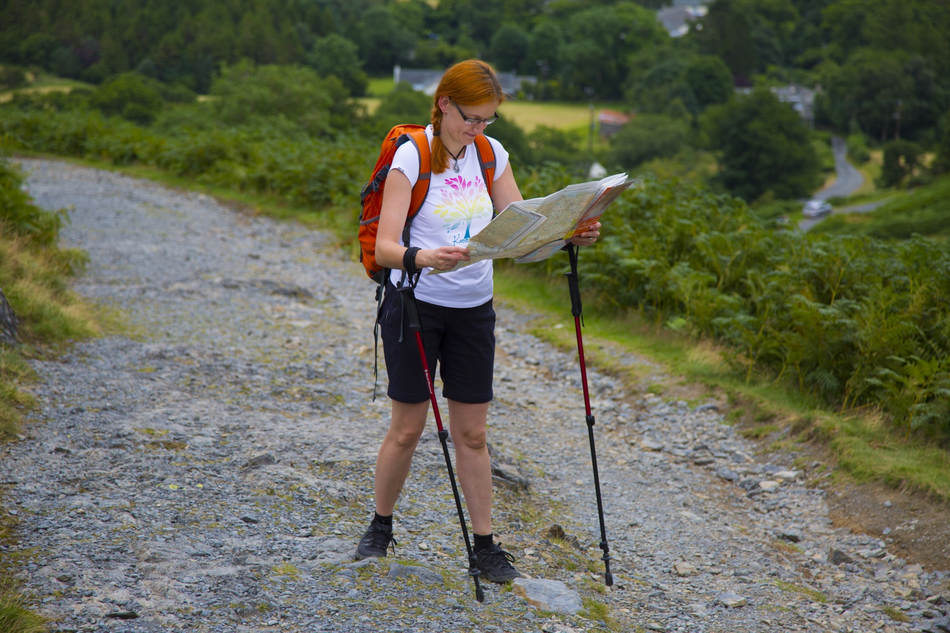 map tourist hiker free photo