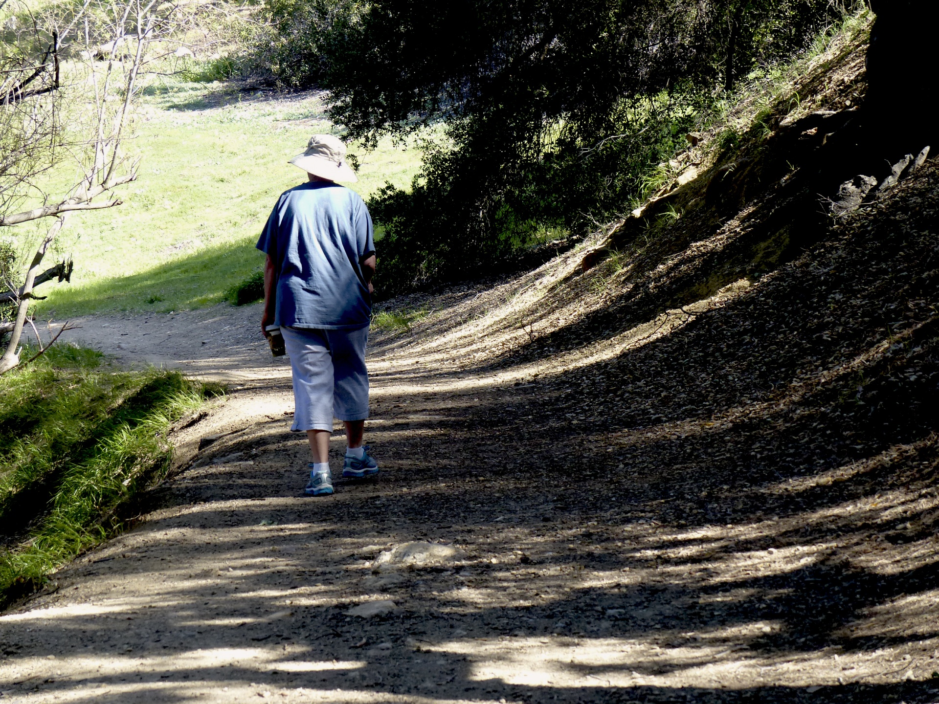 walking woman senior free photo