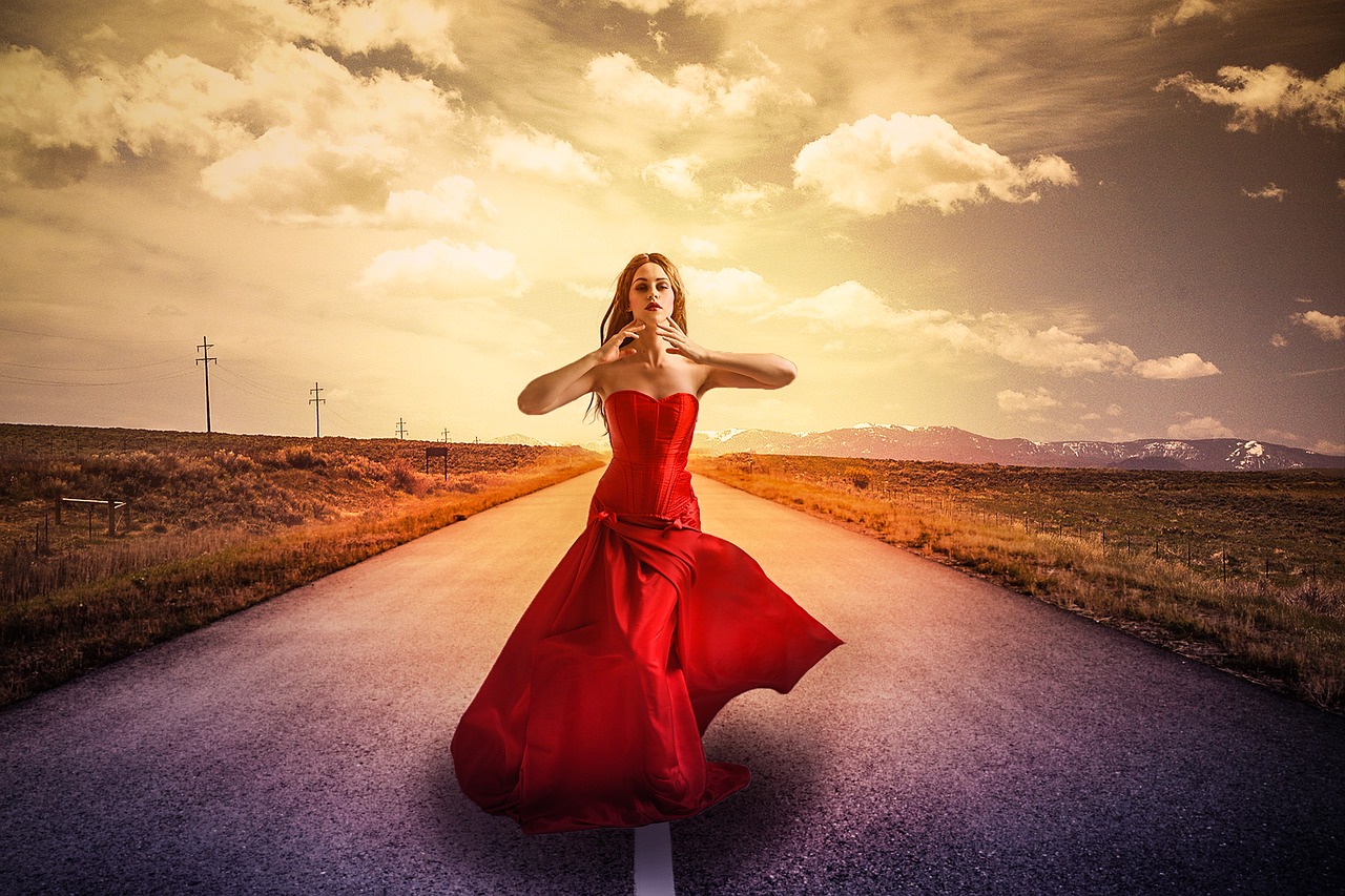 Woman walking, woman, road,free pictures, free photos - free image from ...