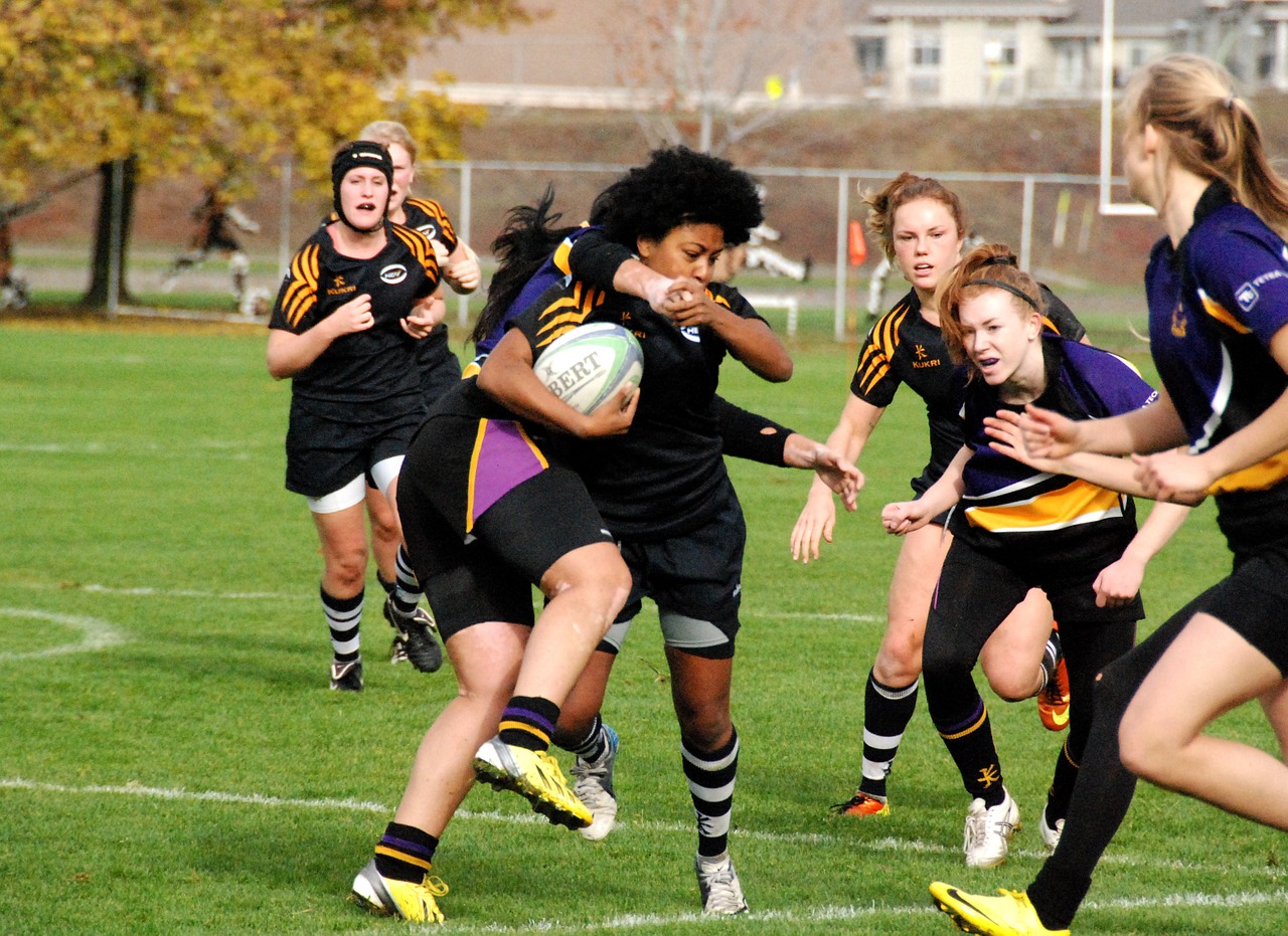 woman's rugby sport free photo