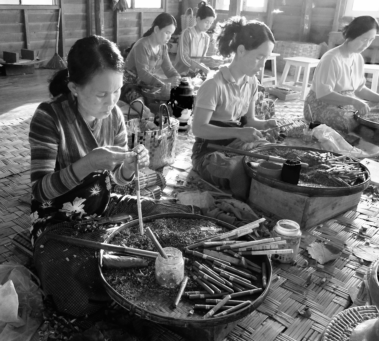 women work asia free photo