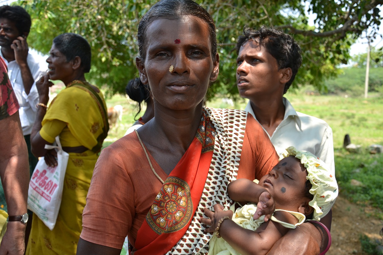 women third world india free photo