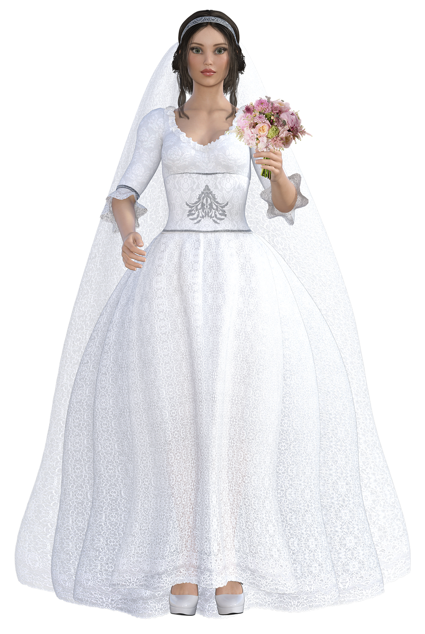 women  wedding  character free photo