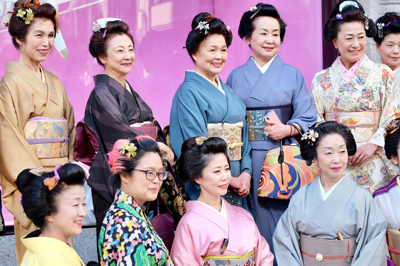 women  japan  kimono free photo