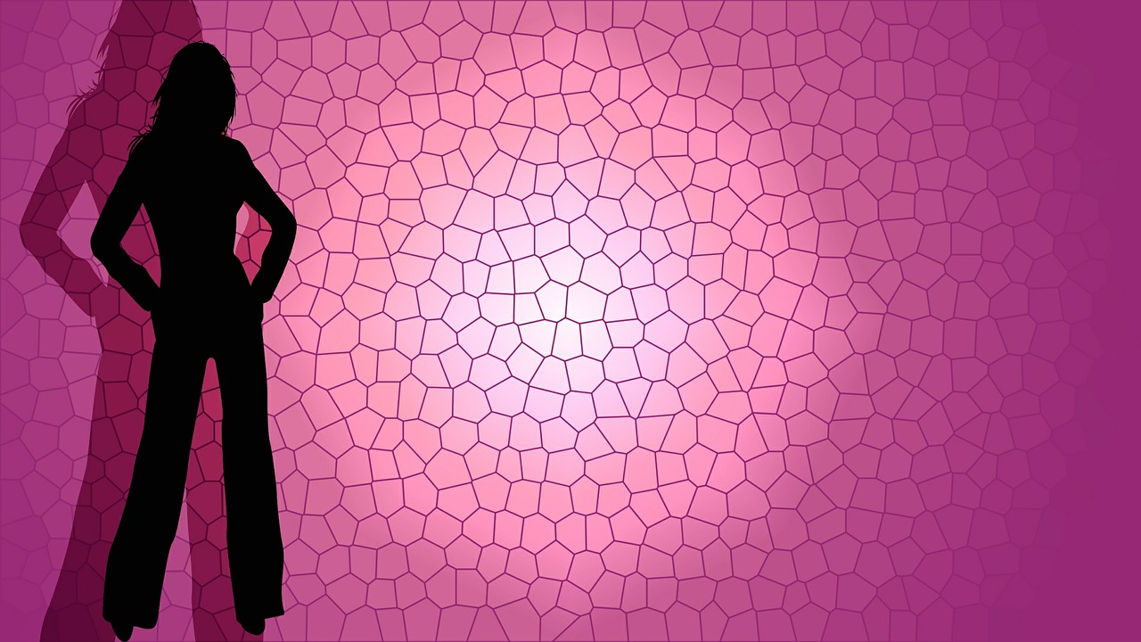 women silhouette background free photo