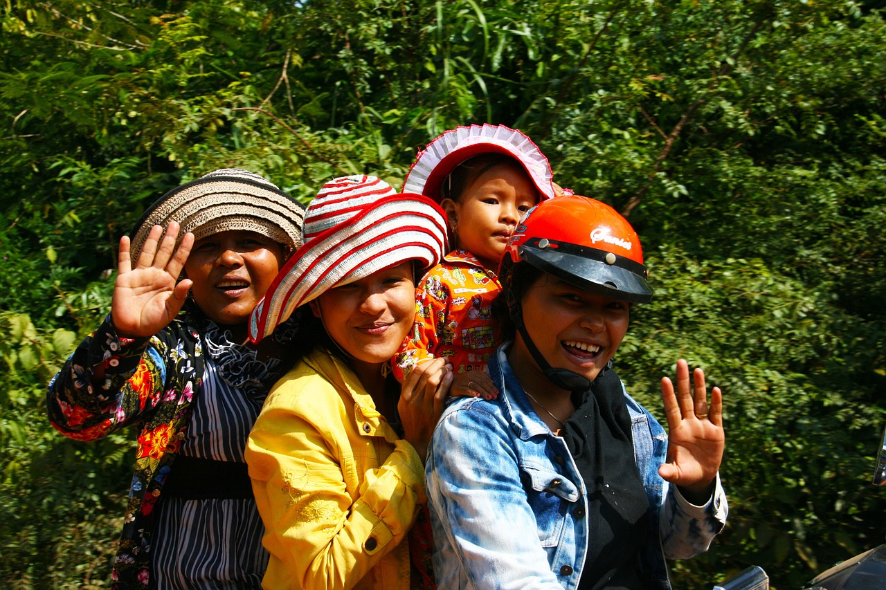 women motorbike ride smiling free photo