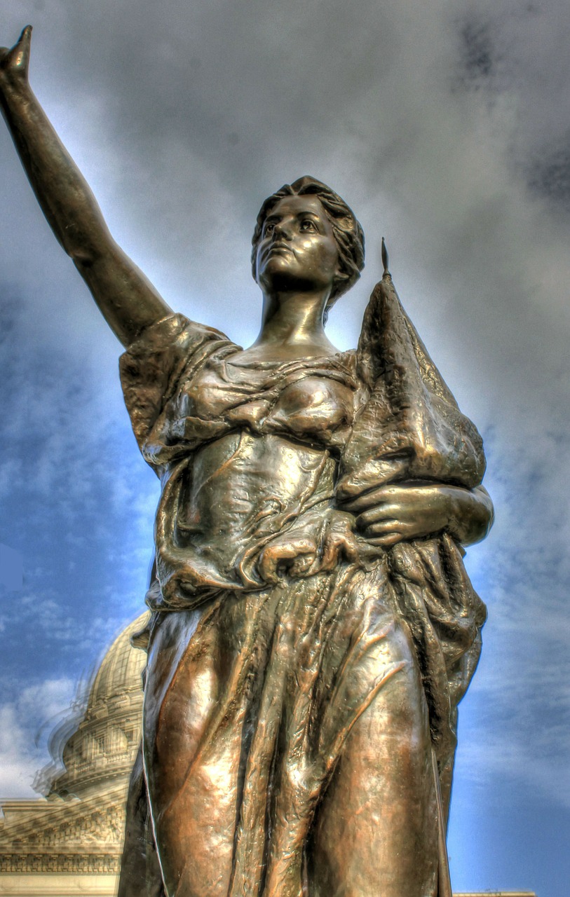 women's rights statue madison free photo