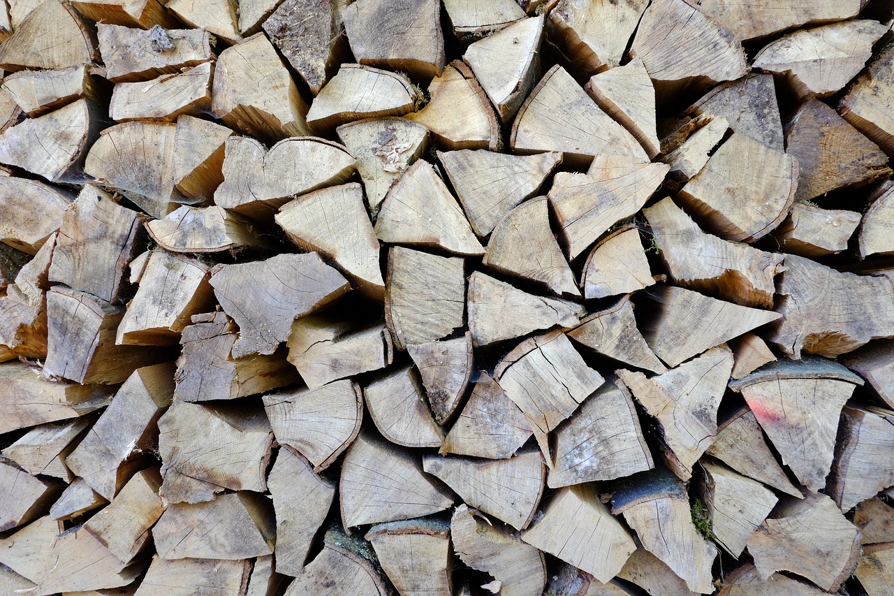 wood firewood holzstapel free photo