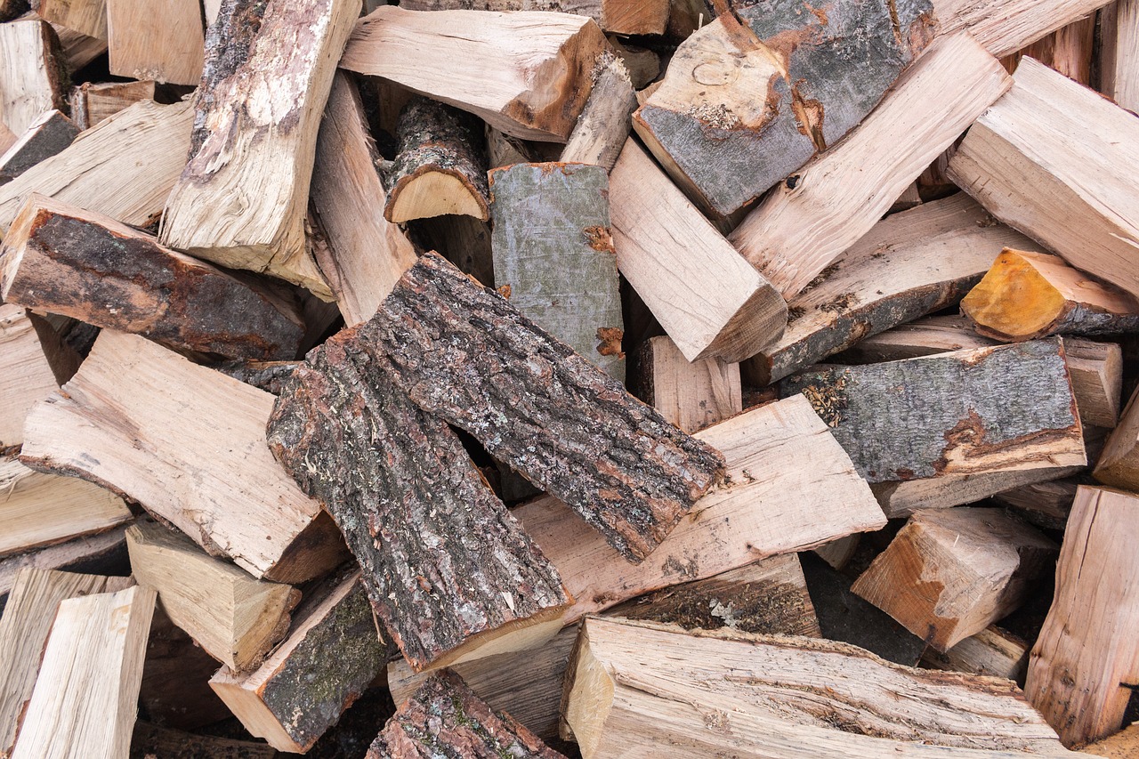 wood fuel firewood free photo