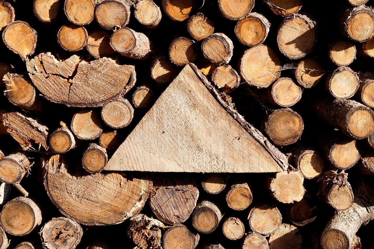 wood stack firewood free photo