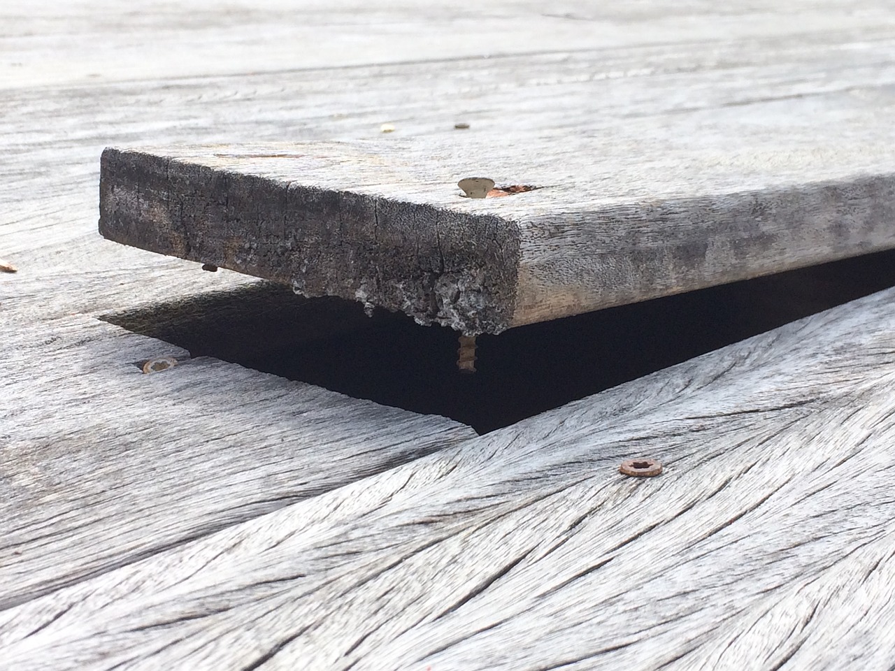 wood deck plank free photo