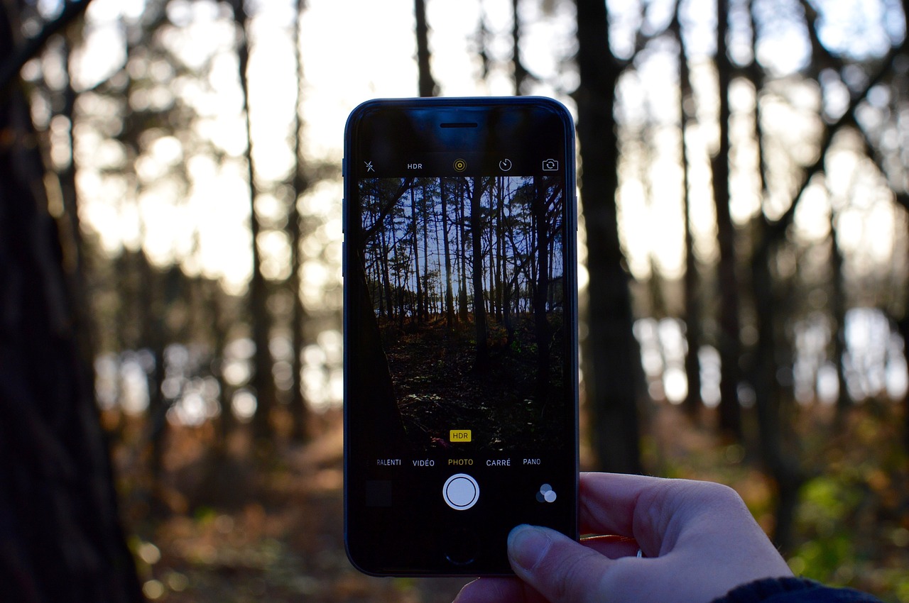 wood phone apple free photo