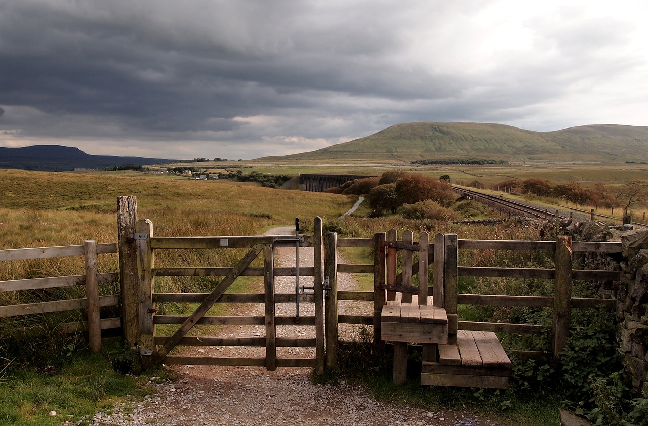 wood fence farm free photo