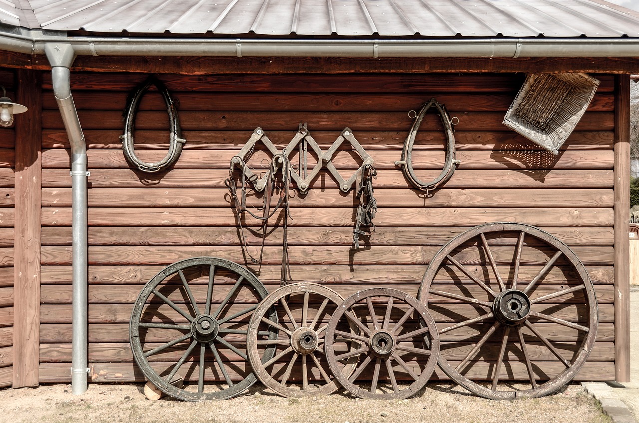 wood wagon wheel wheel free photo