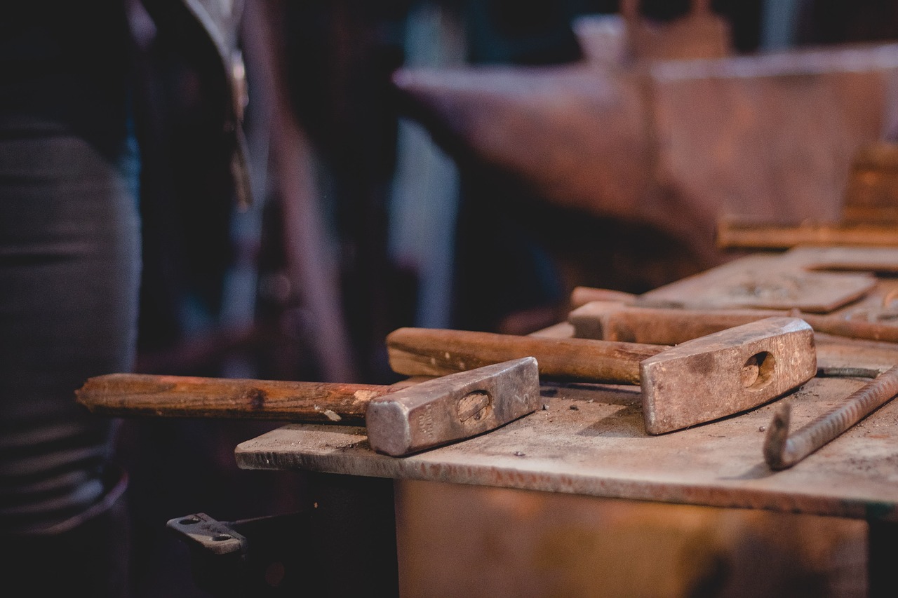 wood old hammer free photo