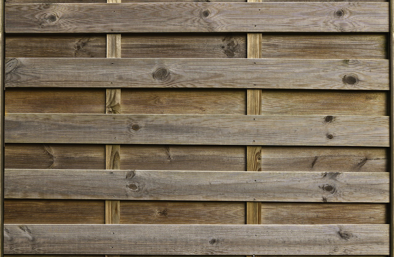 wood privacy fence element free photo