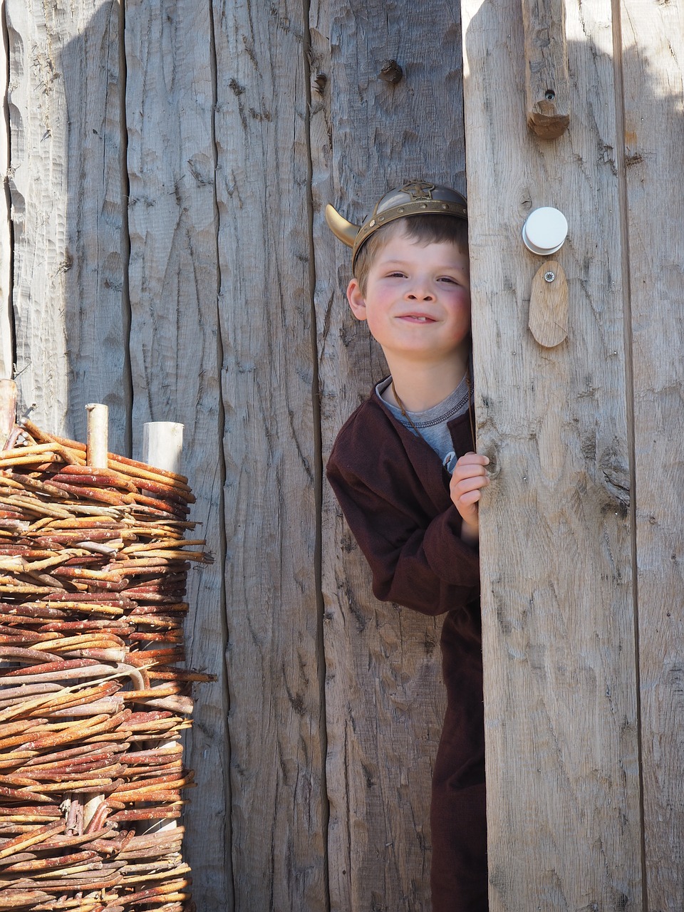 wood woods child free photo