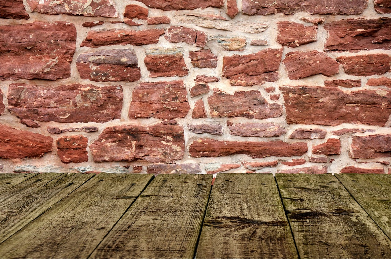 wood brick wall free photo