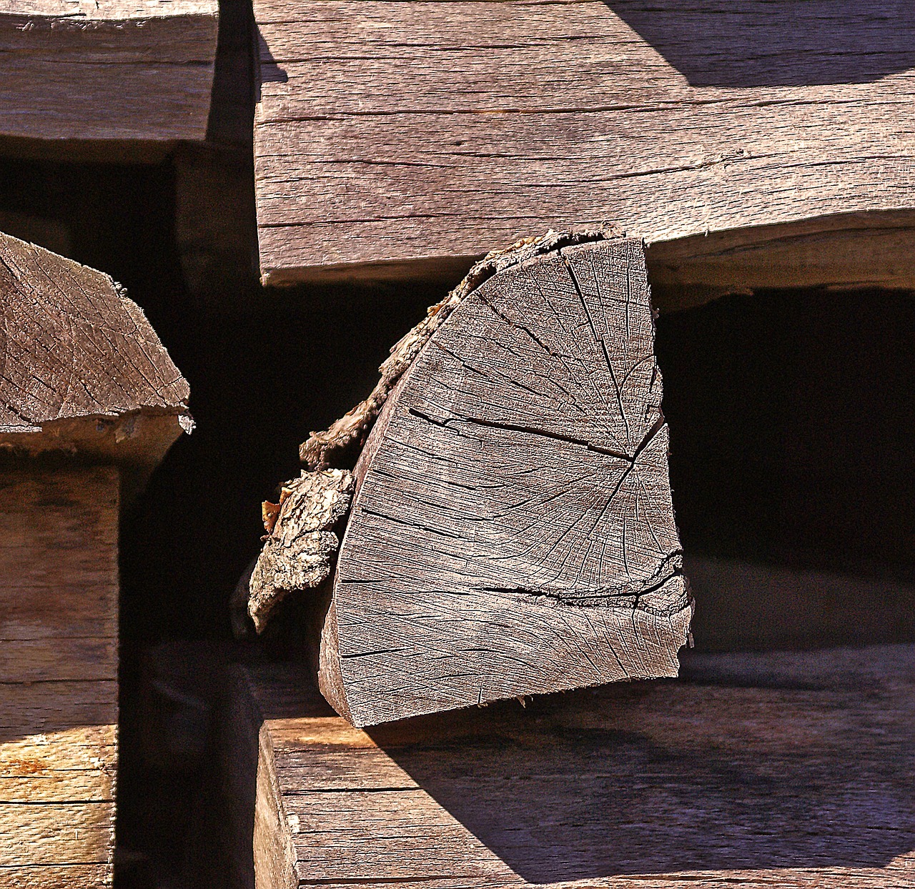 wood fuel wood logs free photo