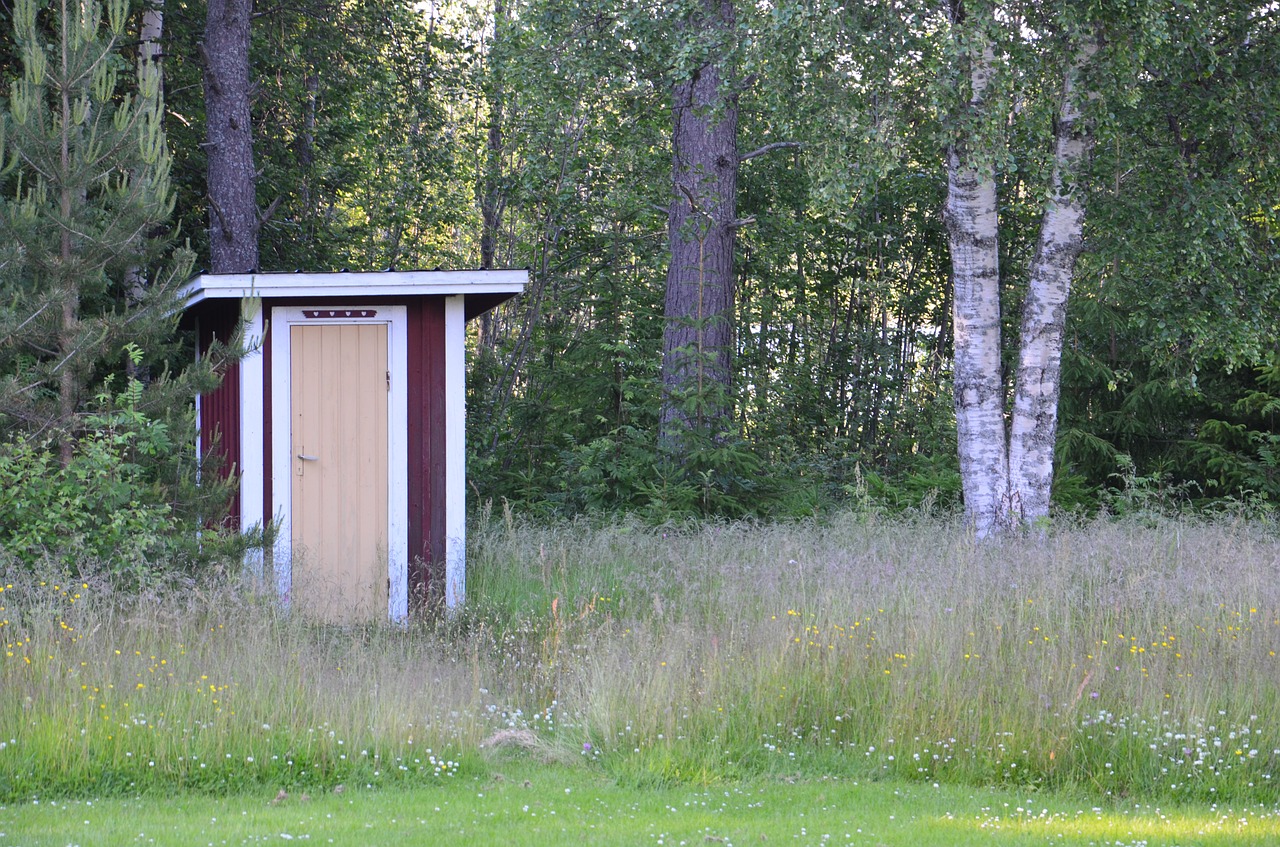 wood toilet sweden free photo