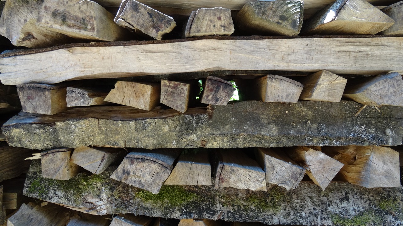 wood holzstapel firewood free photo