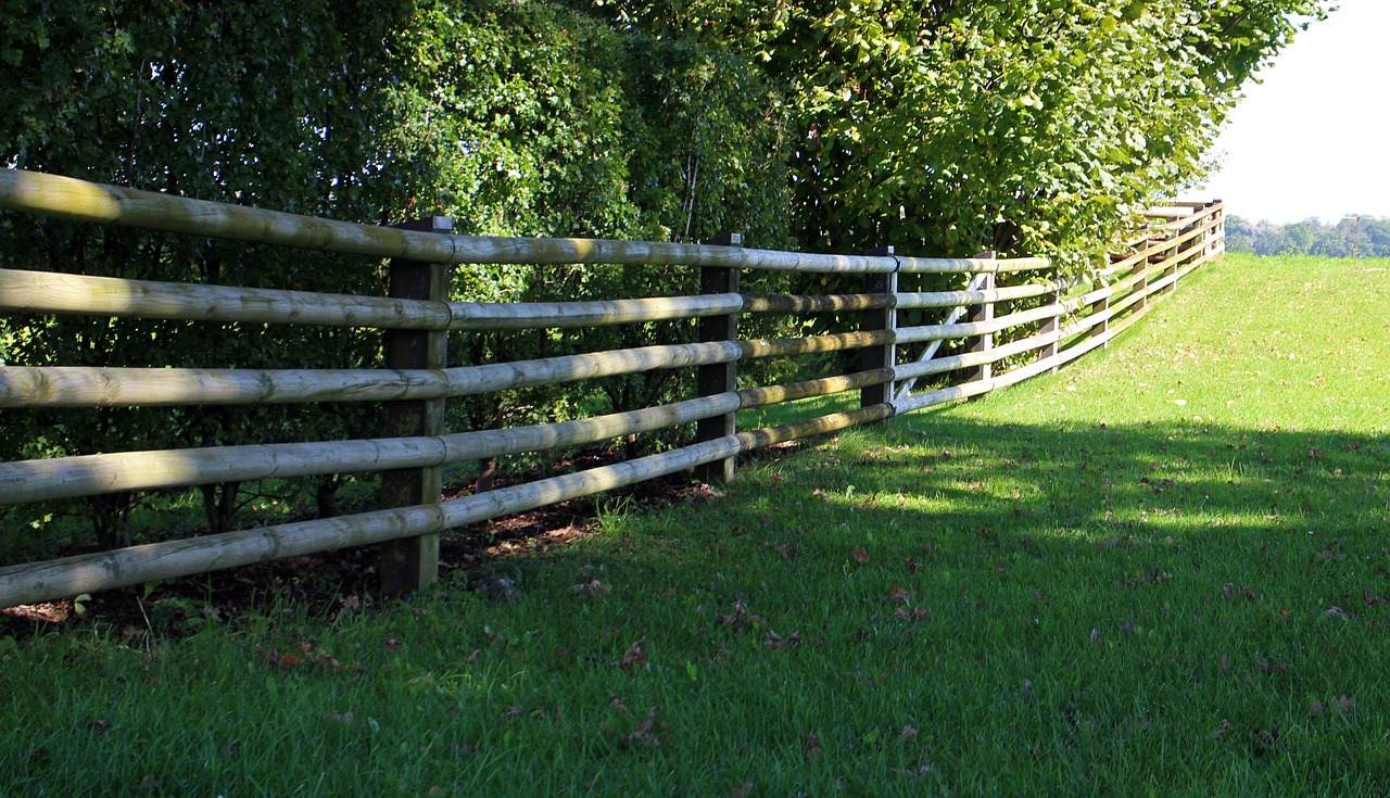 wood fence demarcation wood free photo