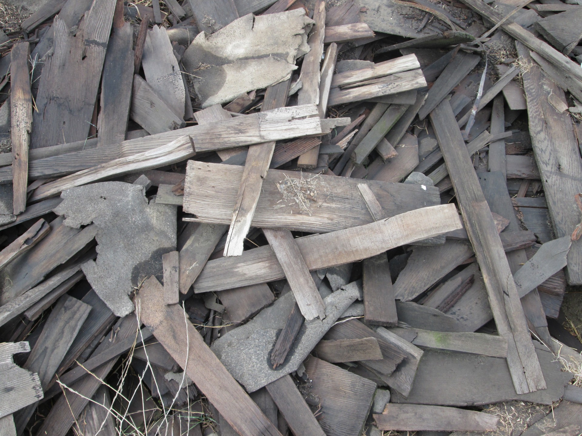 wood pile waste free photo