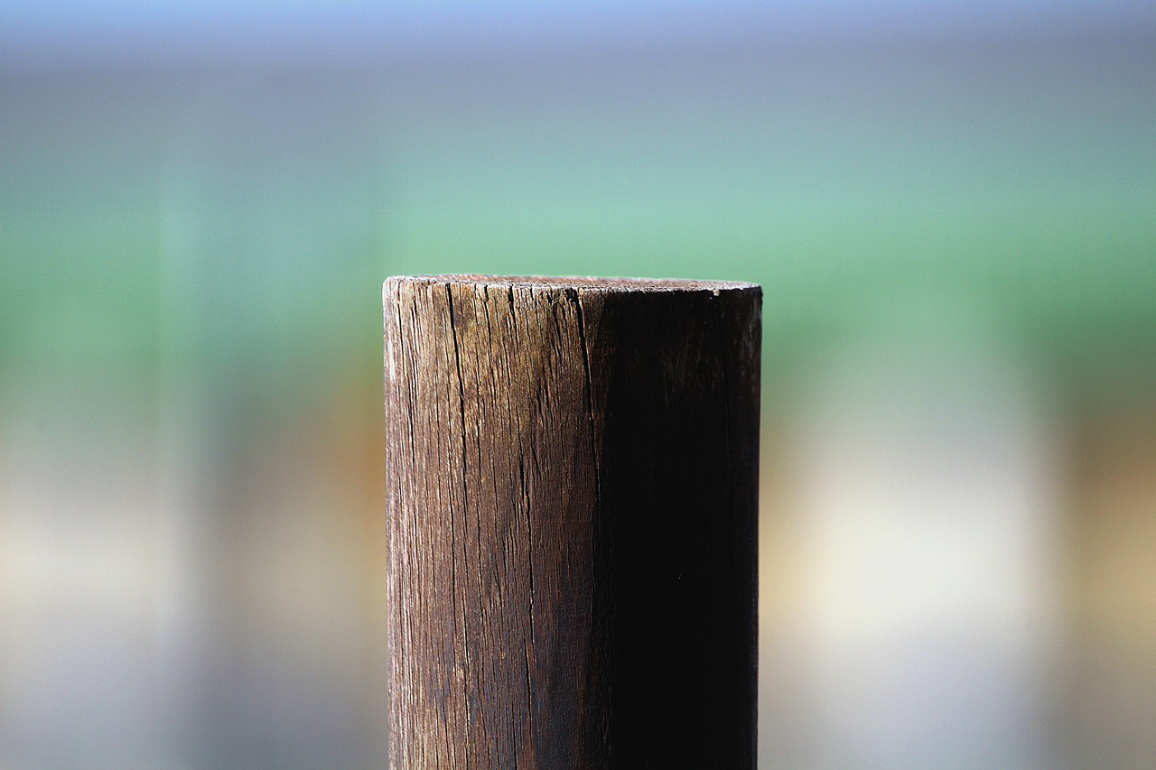 Деревянный столб