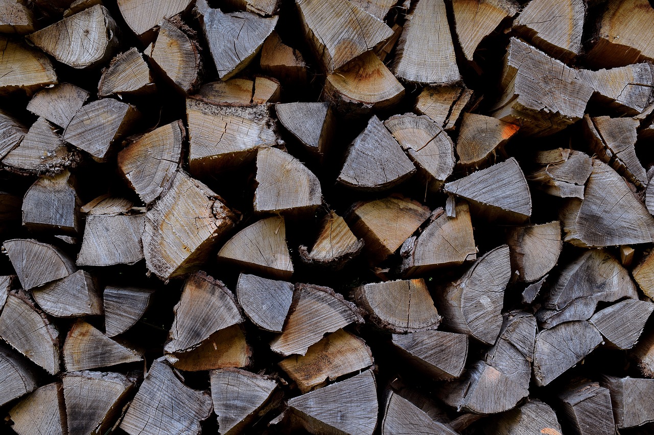 wood pile  firewood  wood for the fireplace free photo
