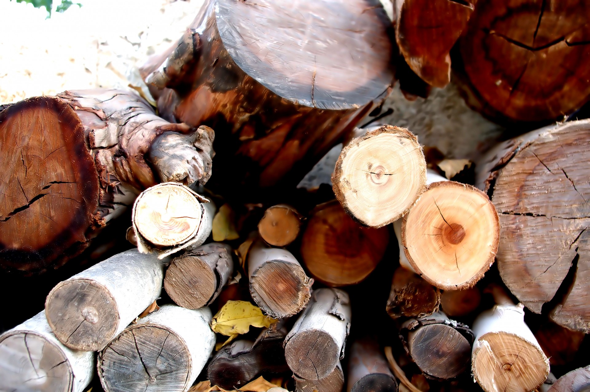 wood stack background free photo