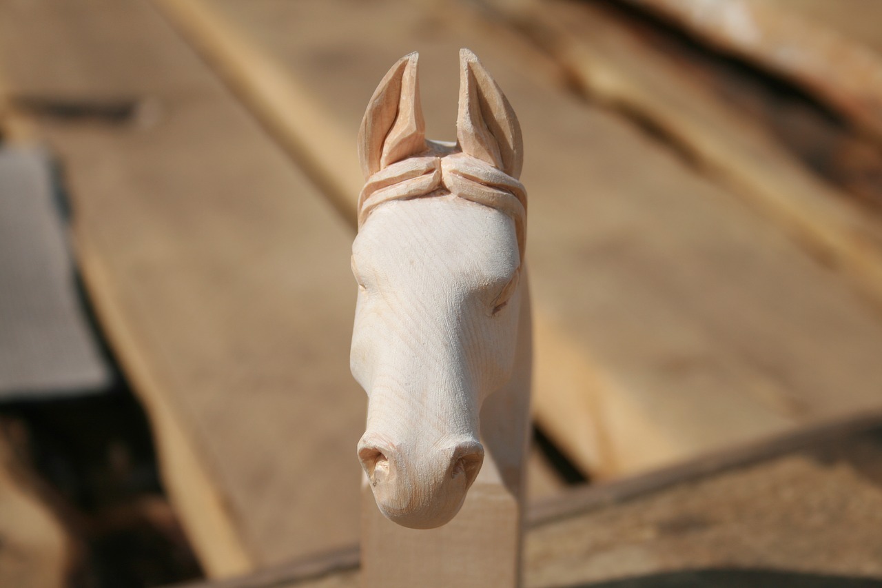 woodcarving horse mongolia free photo