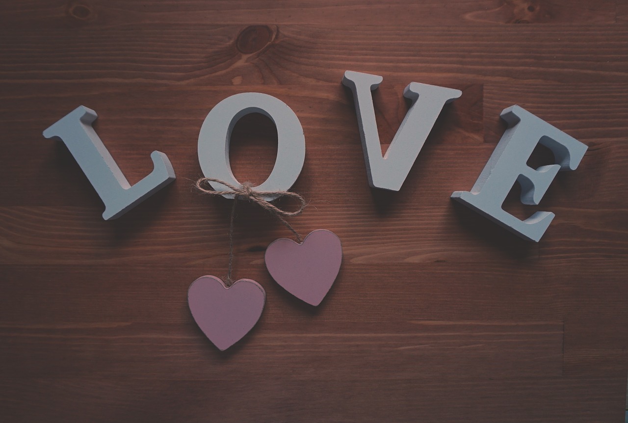 wooden hearts vintage free photo