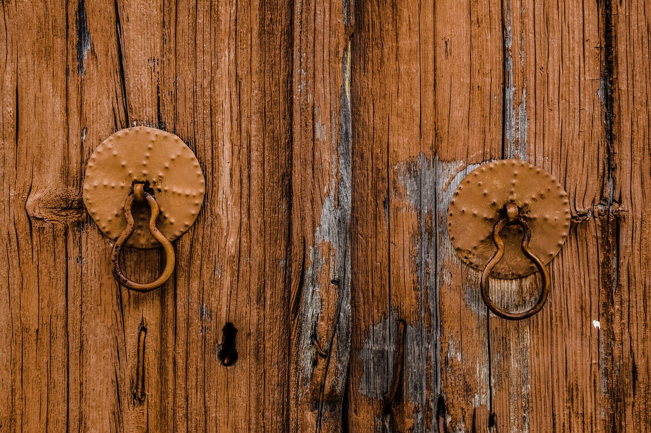 wooden wood door free photo